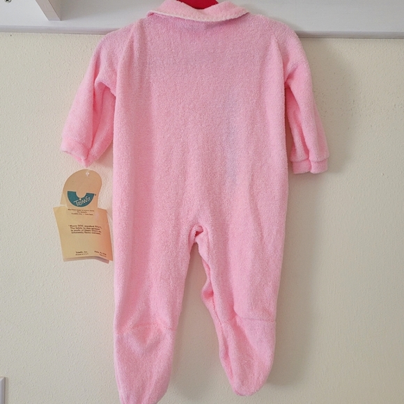 NWT Vintage Beatrix Potter Originals Embroidered Baby Footed Onsie Peter Rabbit - Picture 2 of 8